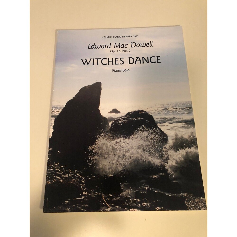 Witches Dance Sheet Music Kalmus Piano Library 3655 Edward Mac Dowell Op. 17, No